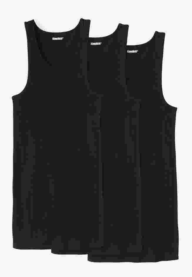 3-Pack Ribbed Cotton Tank Undershirt image number 0