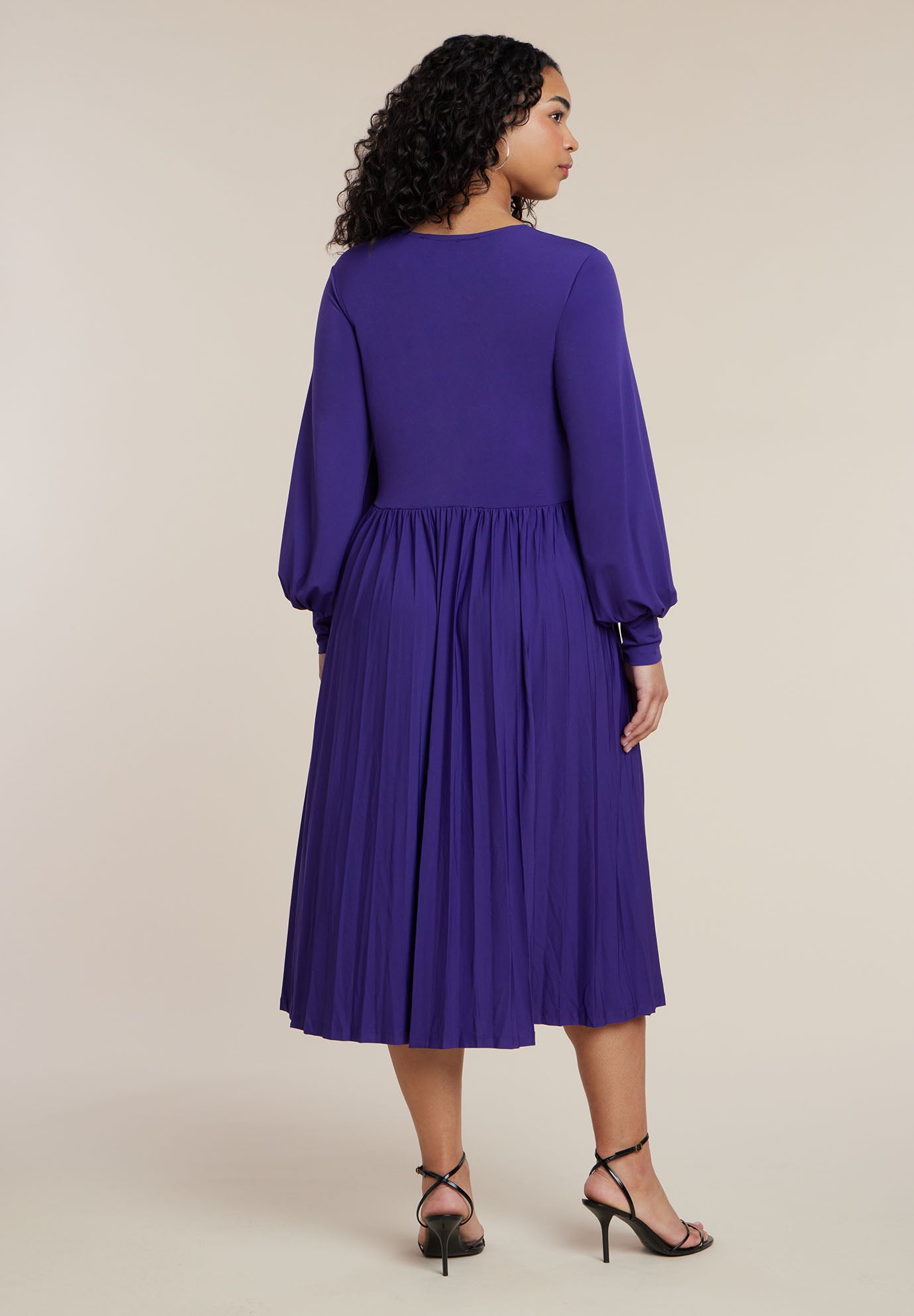 Knot Front Pleated Skirt Dress image number 3