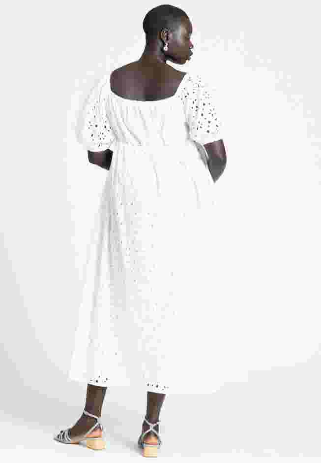 Eyelet Tie Front Maxi Dress image number 1