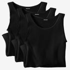 Ribbed Cotton Tank Undershirt 3-Pack image number null