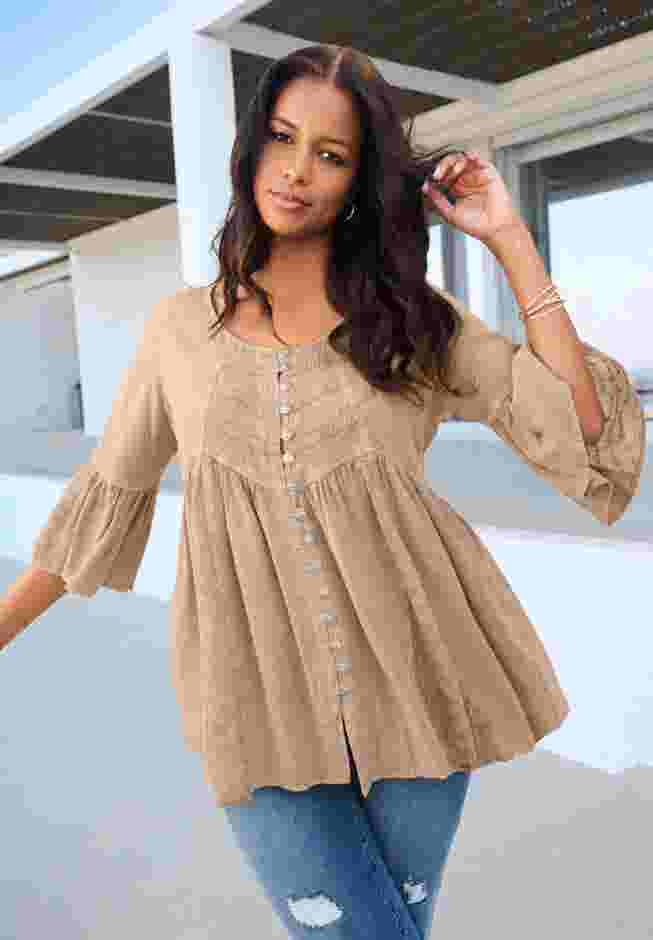 Taylor Acid Wash Big Shirt image number 3