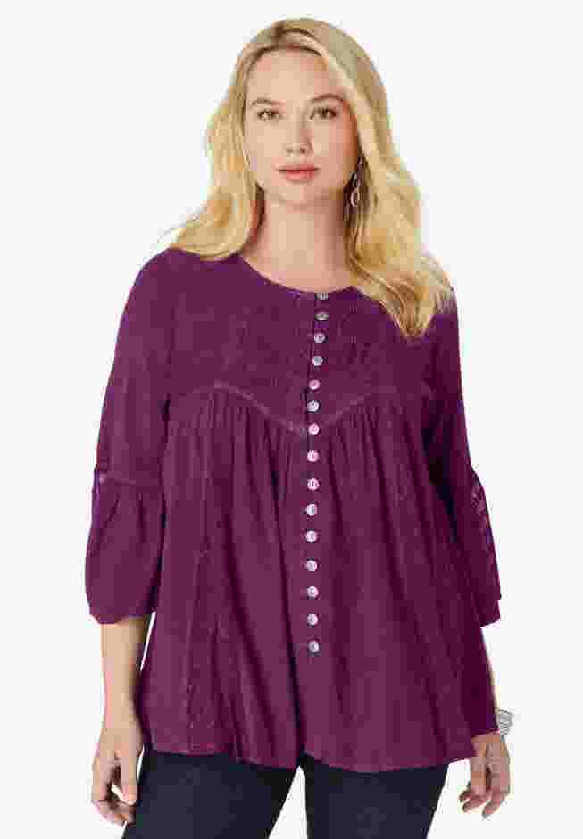 Taylor Acid Wash Big Shirt image number 0