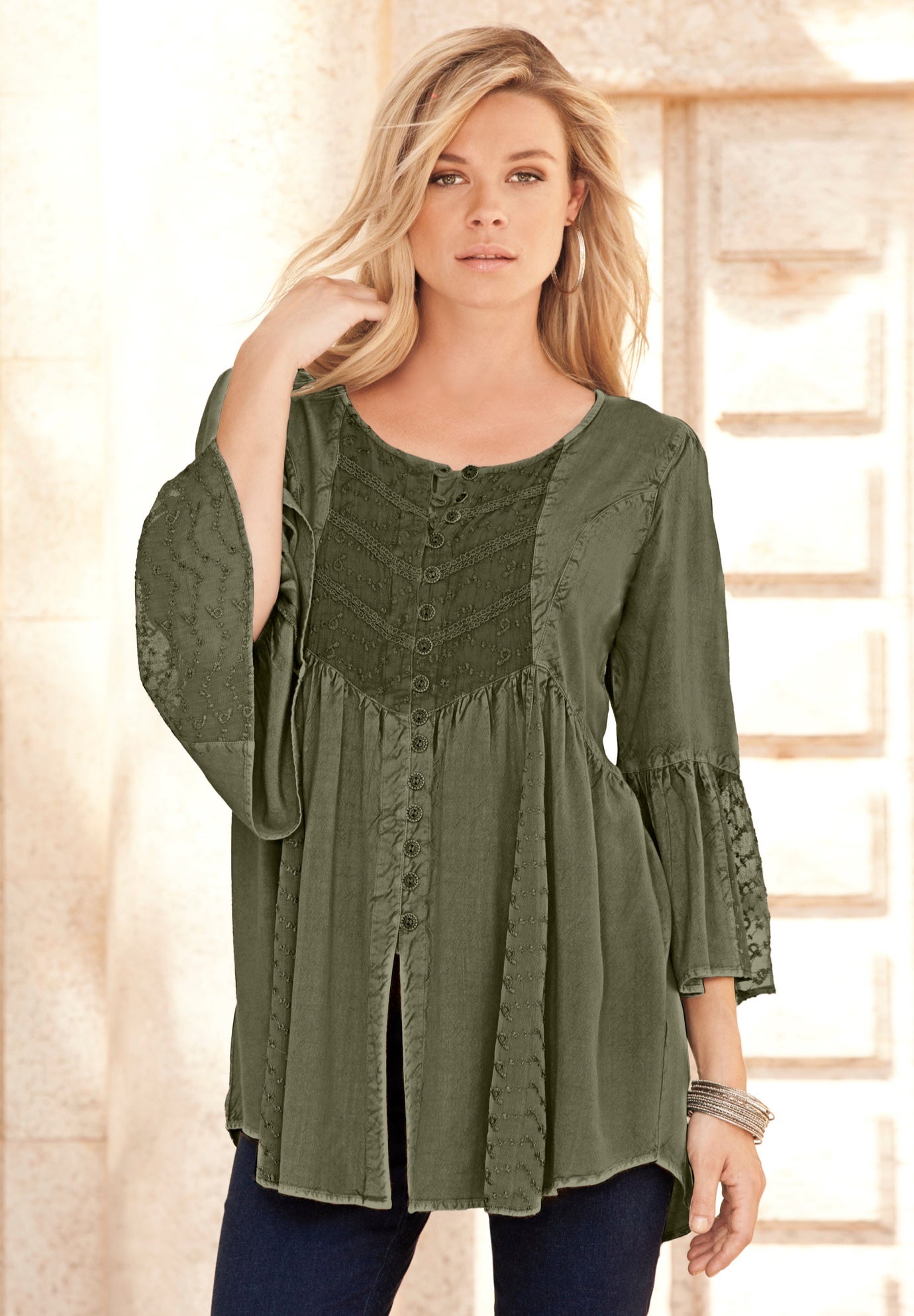 Taylor Acid Wash Big Shirt image number 1