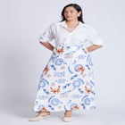 Printed Full Skirt image number null
