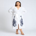 Relaxed Dress With Applique image number null