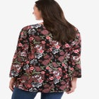 Bell Sleeve A-Line Knit Tunic image number 1