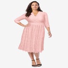 Stretch Lace A-Line Dress image number null