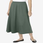 Ponte Knit A-Line Skirt image number null
