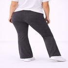 Cotton Spandex Full Length Bootcut Flat Waistband Leggings image number null