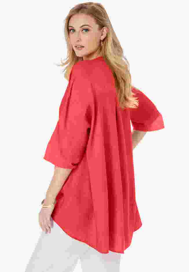 Hi-Low Linen Tunic image number 2
