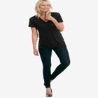 Drapey V-Neck Tee image number null