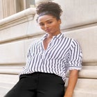 Button Placket Popover Tunic image number null