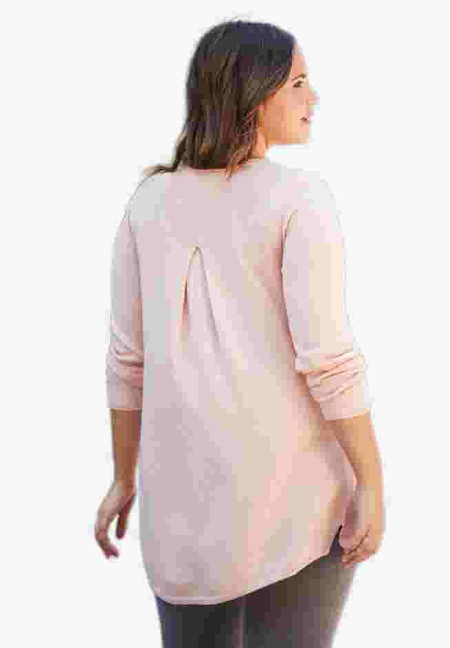 Pleat Back Sweater image number 1