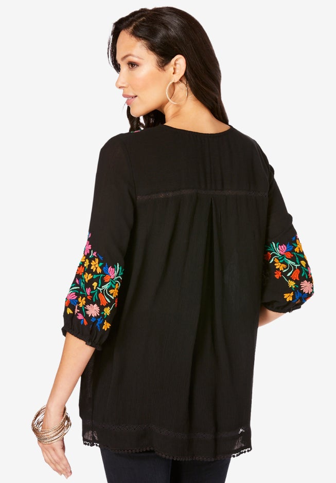 Boho Floral Tunic image number 1