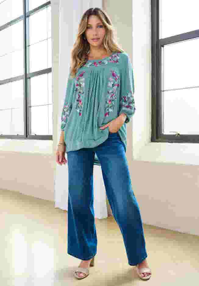 Boho Floral Tunic image number 3