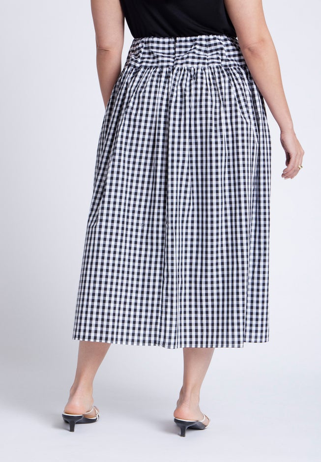 Gingham Full Skirt image number 2