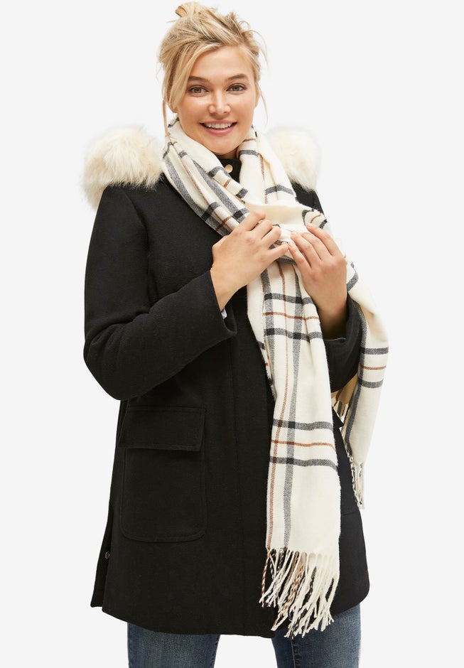 Fringe Trim Scarf image number 0