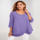 Double-Layer High-Low Tunic image number 0
