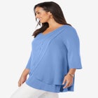 Double-Layer High-Low Tunic image number 1