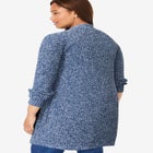 Button-Front Shaker Cardigan image number null