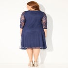 A-Line Embroidered Midi Dress image number null