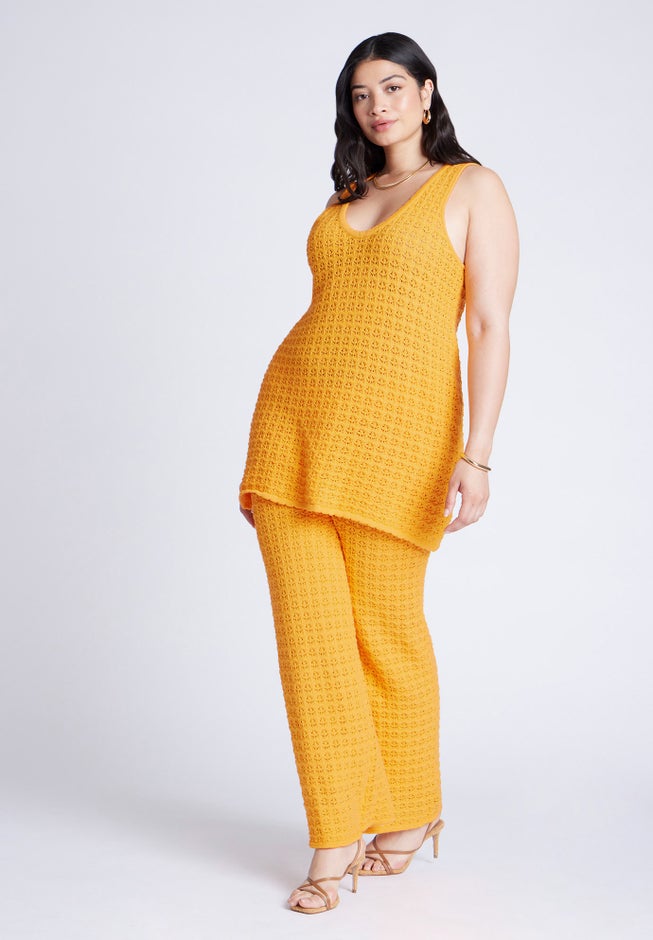 Crochet Knit Pant image number 1
