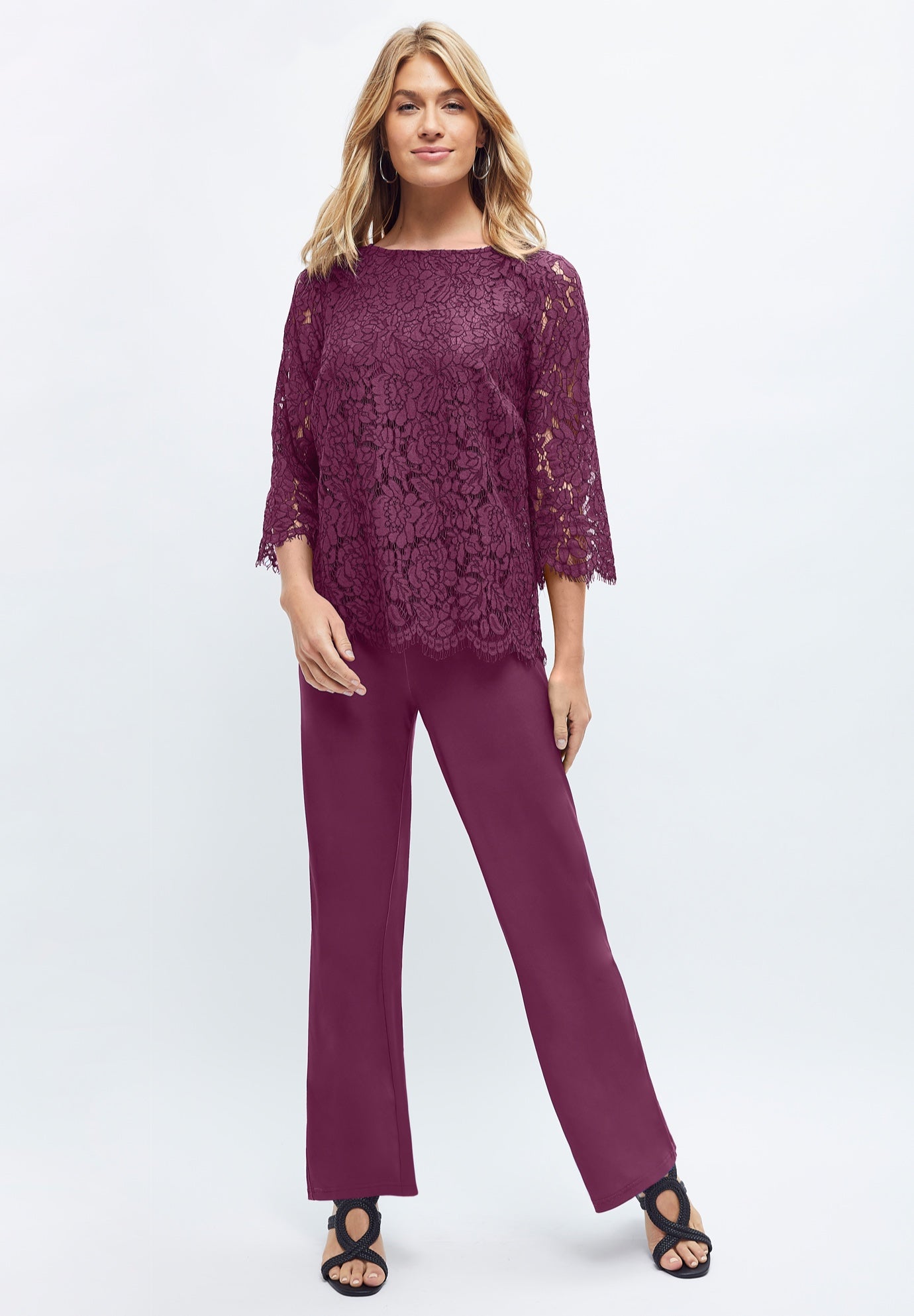 Popover Lace Jumpsuit image number 0