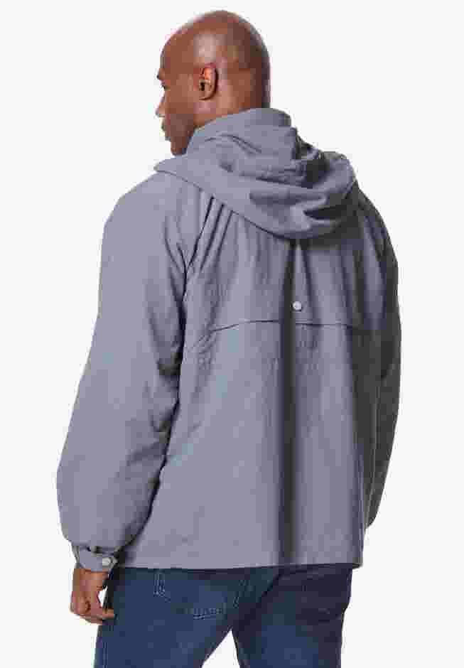 Fleece-lined Taslon® Anorak image number 1