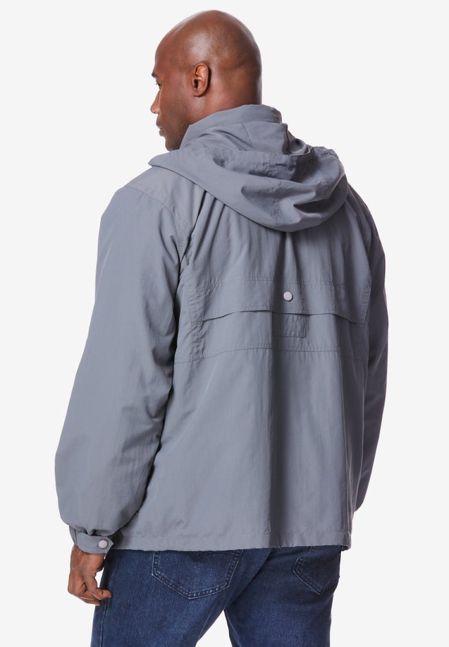 Fleece-lined Taslon® Anorak image number null