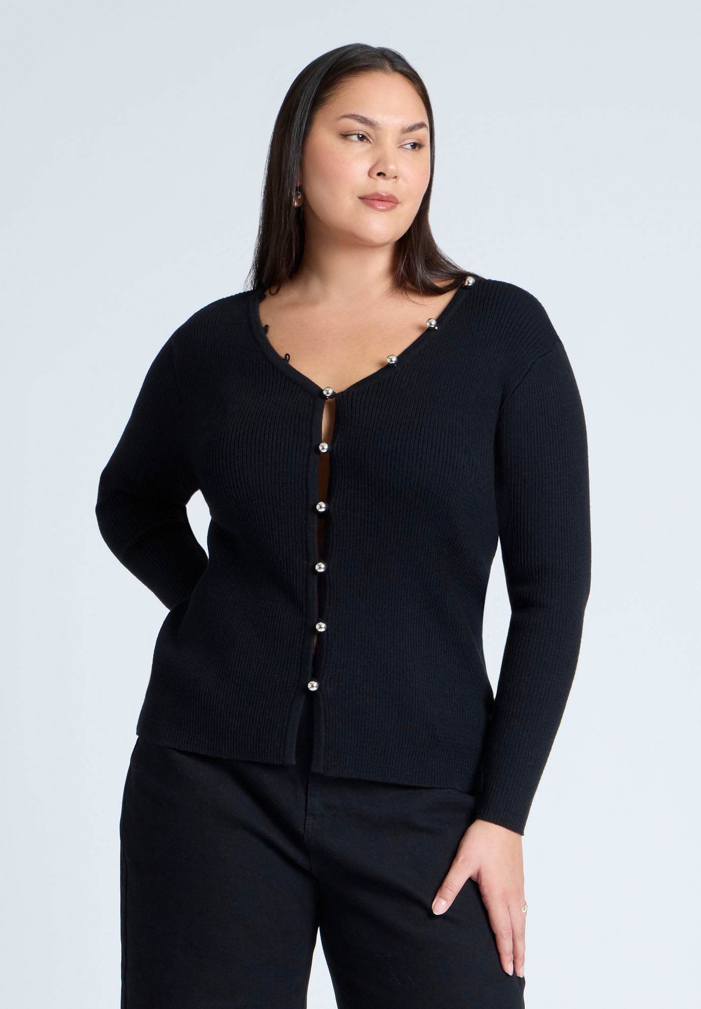 Ball Button Cardigan image number 0