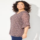 Juliette Bell-Sleeve Blouse image number null