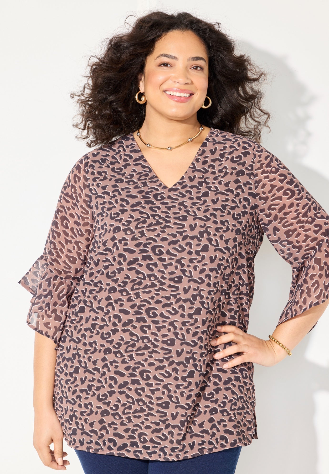 Juliette Bell-Sleeve Blouse image number 4