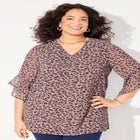 Juliette Bell-Sleeve Blouse image number null