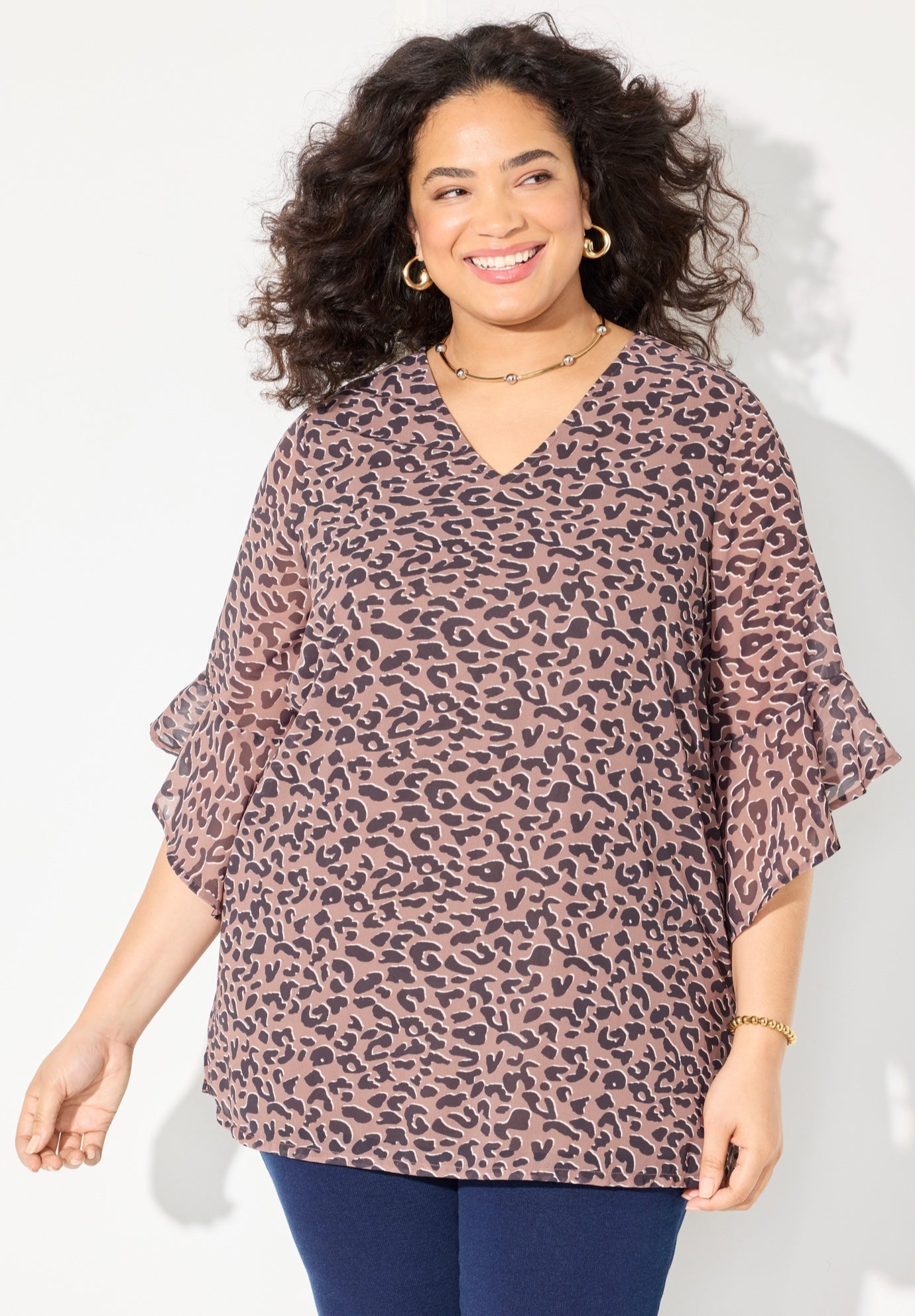 Juliette Bell-Sleeve Blouse image number 1