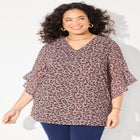 Juliette Bell-Sleeve Blouse image number null