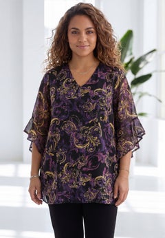 Juliette Bell-Sleeve Blouse