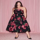 ELOQUII x kate spade new york Floral Pleated Gown image number null