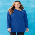 Suprema® Studio Zip-Neck Tunic image number null