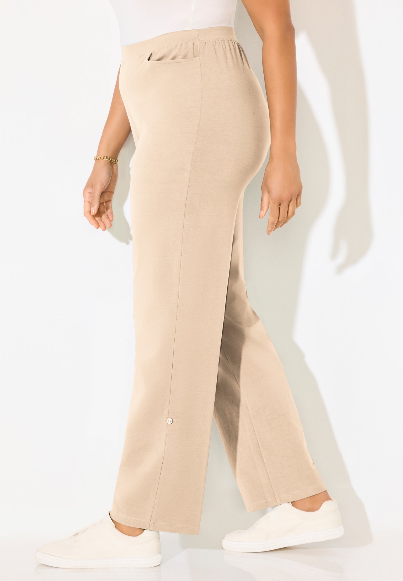 Suprema&reg; Studio Roll Tab Pant image number 1