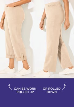 Suprema&reg; Studio Roll Tab Pant