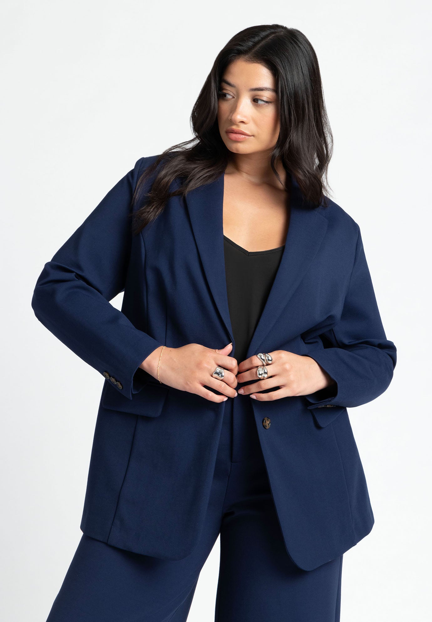 The Ultimate Stretch Long Two Button Blazer image number 0