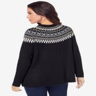 Fair Isle Pullover Sweater image number null