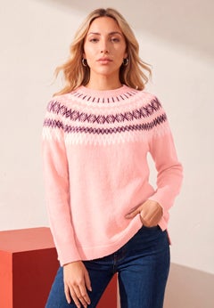 Fair Isle Pullover Sweater