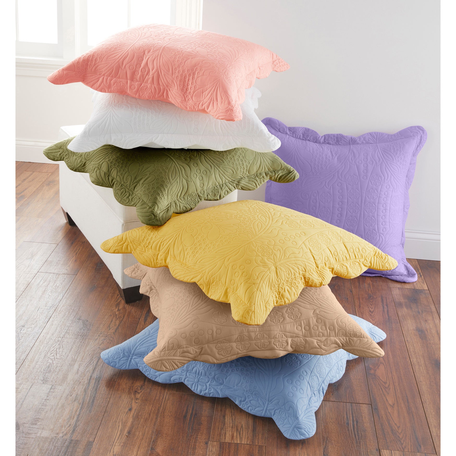 Lily Pinsonic Damask Euro Sham image number 1