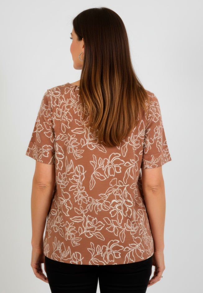 Stretch Cotton Cuff Tee image number 2