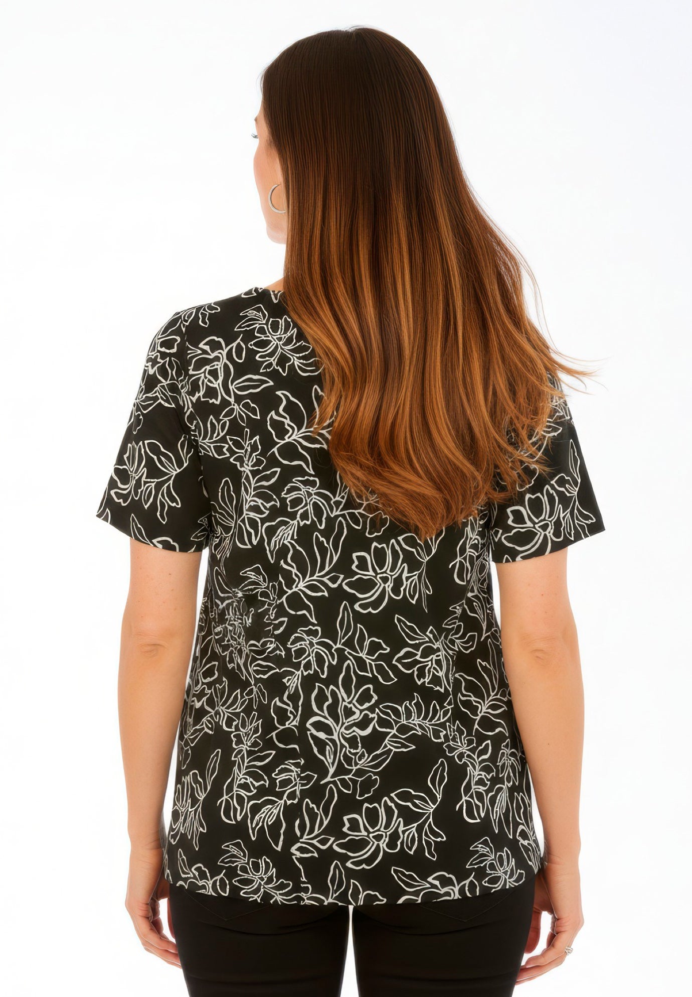 Stretch Cotton Cuff Tee image number 2