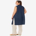 Lightweight Linen Vest image number null