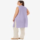 Lightweight Linen Vest Sweater image number 1