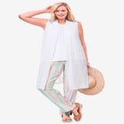 Lightweight Linen Vest Sweater image number null