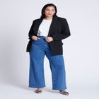 Long Relaxed Blazer image number null